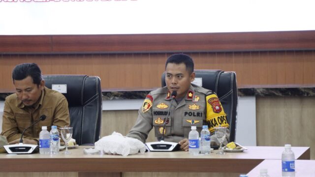 Wakapolres Ketapang Ikuti Kunjungan Kerja Menteri Kehutanan RI, Bahas Pengendalian Karhutla